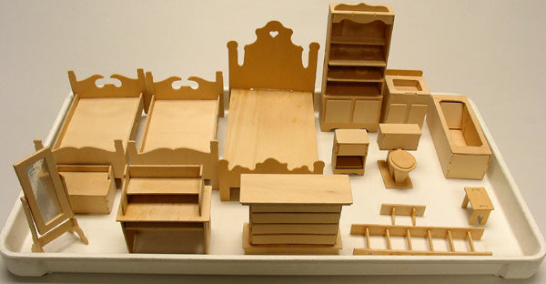 Assembled Dollhouse Furniture Lot