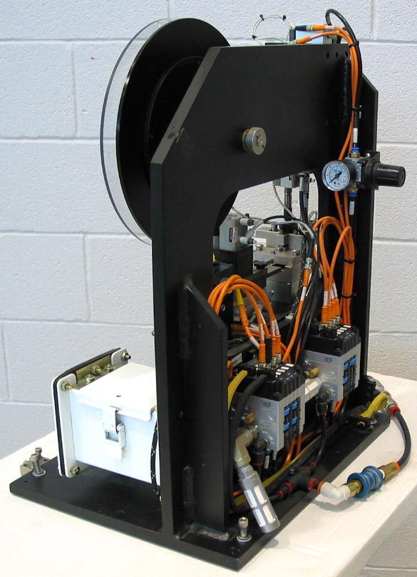 Hot Stamper / Sealer Modular Automation System with Supply Reel