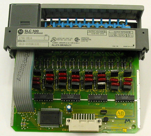 Allen Bradley AB 1746-OB16 Series C Output Module 16 Point DC-Source