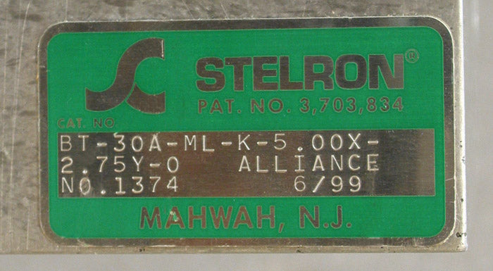 Stelron BT-30A-ML-K-5.00X-2.75Y-0 X-Y Pick and Place Translator with GR-2-1 Speed Reducer