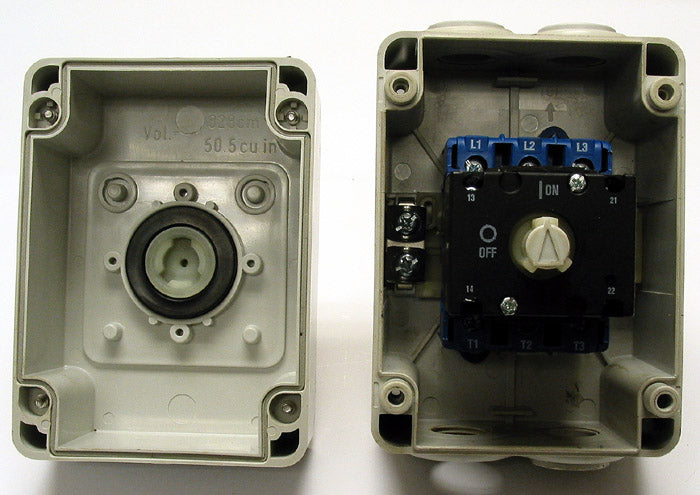 Kraus & Naimer KG41 Power Disconnect Switch 4 Pole with Enclosure Box