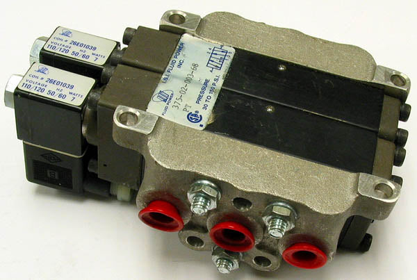I.S.I. ISI Fluid Power 375-02-003-68 Pneumatic 2-Station Solenoid Valve Assembly
