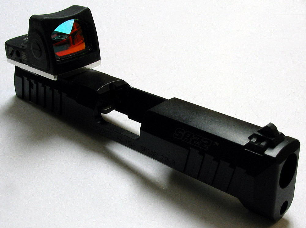 Ruger SR22 to Trijicon RMR / SRO / Holosun HS407C or HS507C Red Dot Dovetail Adapter Mount
