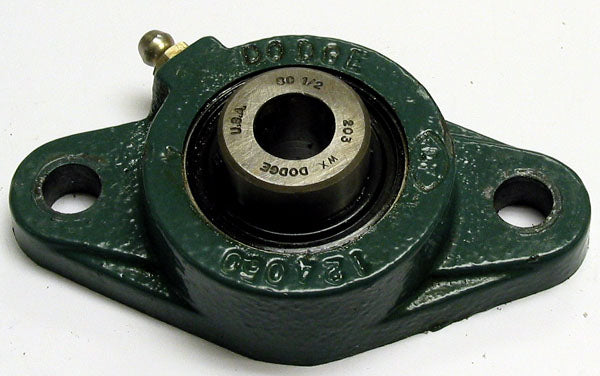 Dodge / Baldor 124050 203 QX Series  2-Bolt Flanged Bearing 1/2 in Bore