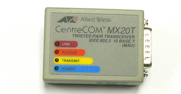 Allied Telesis Centre COM AT-MX20T Micro Twisted Pair Transceiver