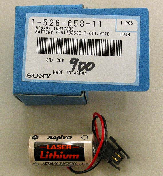 Sony 1-528-658-11 SONY SRX-611 Battery, Backup