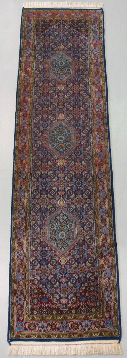 Bijar Bhadoi Mirzapur Region India Oriental Runner 2' 5" x 9' 7"