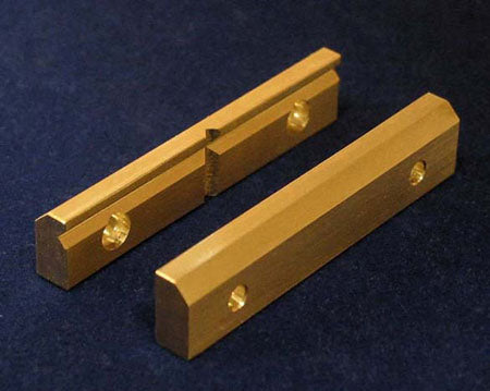 PANAVise Model 303 New Brass Vise Jaws for PANAVise