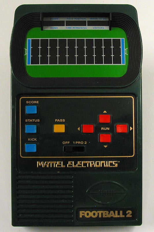 Mattel 1978 Football 2 Handheld Electronics Game
