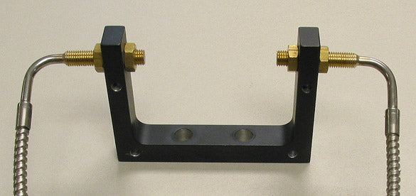 Bracket 3.25" Gap for Mounting M8 Opposing Fiber Optic Beam Sensors