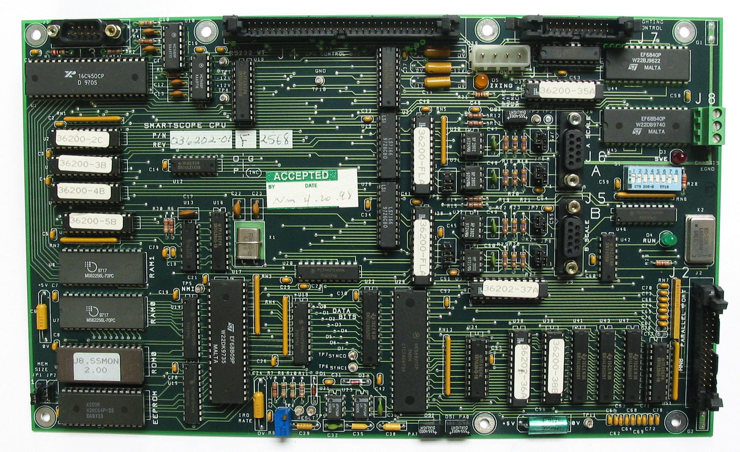 OGP Inc. Avant 400 CFOV PN 036202-01-F-2568  CPU Circuit Board