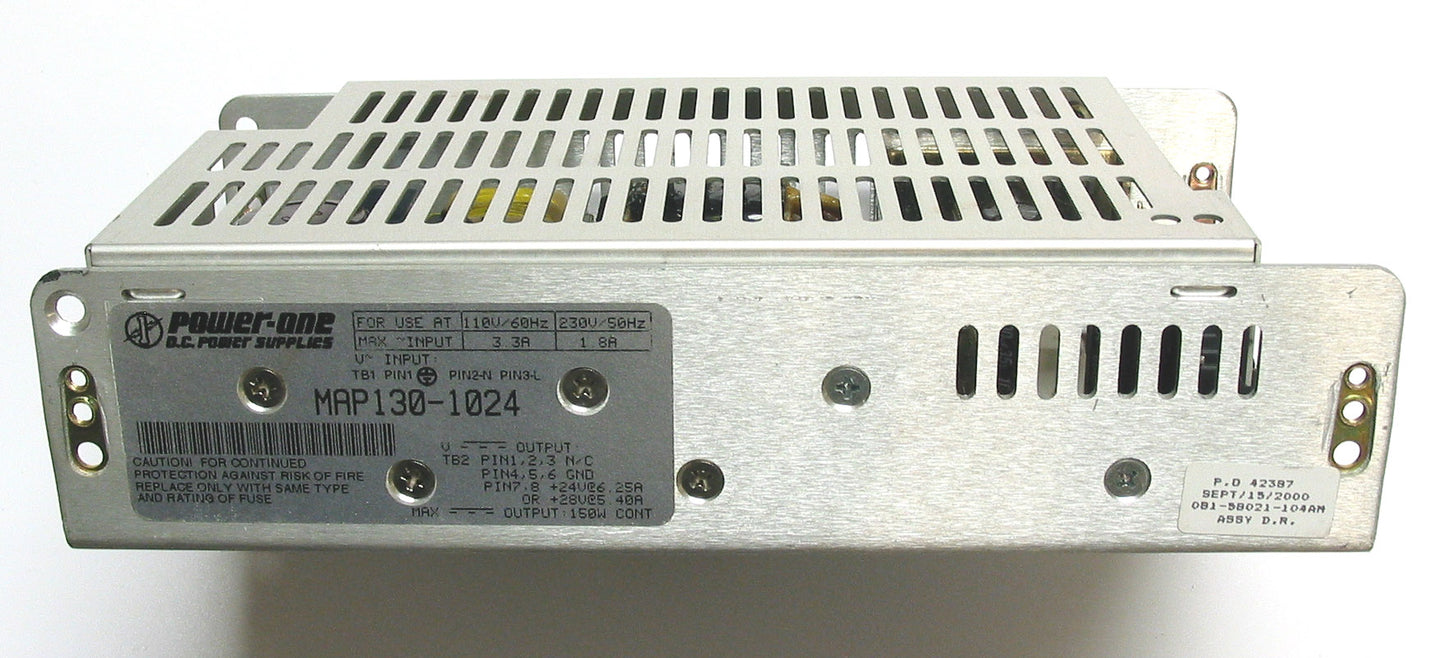 OGP Inc. Avant 400 CFOV Power-One 24VDC Power Supply MAP130-1024