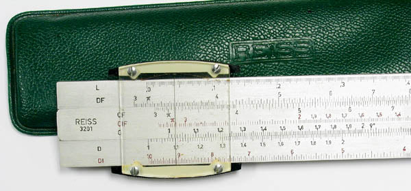 Reiss 3201 Vintage Rietz Spezial 25 cm Slide Rule Version (A)