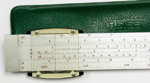 Reiss 3201 Vintage Rietz Spezial 25 cm Slide Rule Version (A)