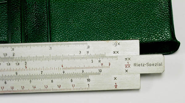 Reiss 3201 Vintage Rietz Spezial 25 cm Slide Rule Version (A)