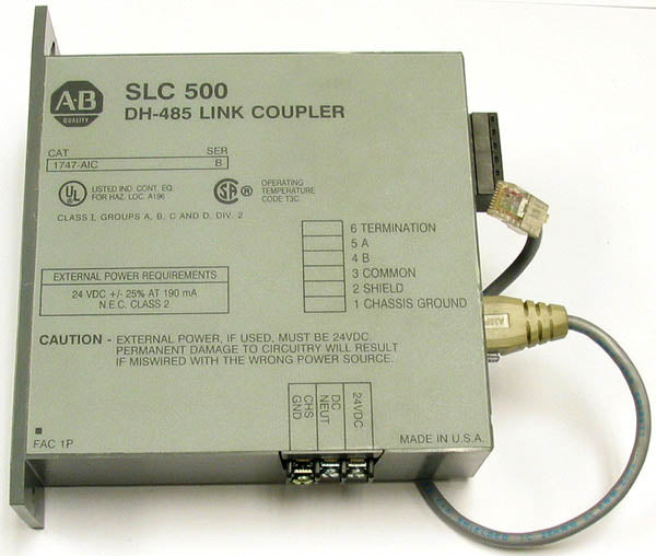 Allen Bradley AB 1746-AIC Series B Link Coupler DH-485