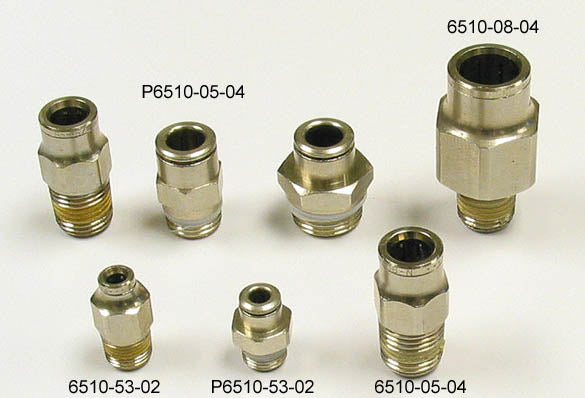 Camozzi 6520 / 6510 Series Quick Disconnect One Touch Plastic Tube Fittings