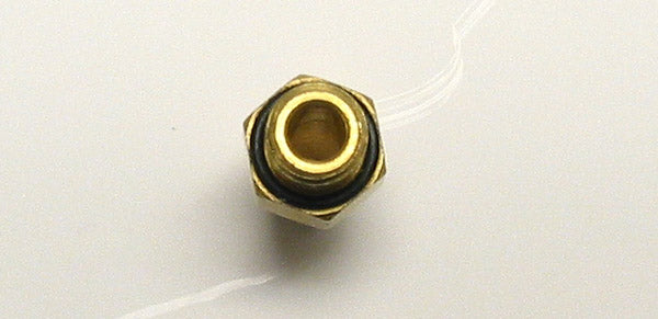 Male 10-32 to Single Barb Connector For 1/8 inch and 5/32 inch I.D. Tubing