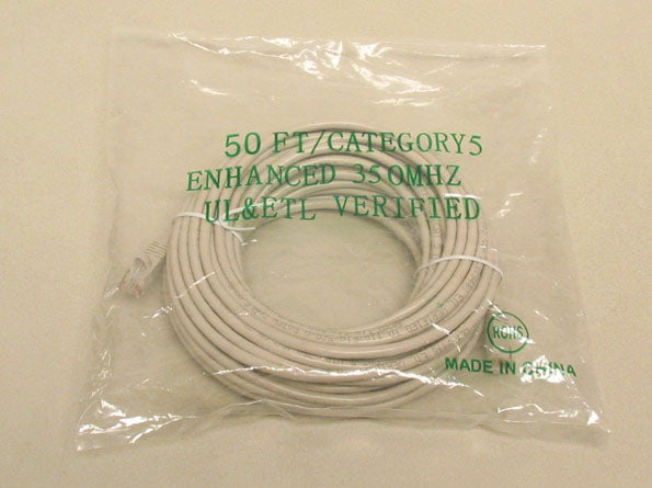 CAT 5 Category 5 Enhanced 350 MHz 50 Ft Cable NEW