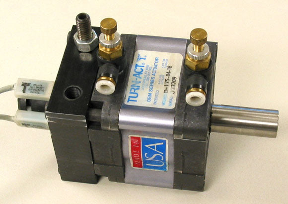 TURN-ACT J 73709 P/N A179  Actuator Air Cylinder / Rotary 90 Degree