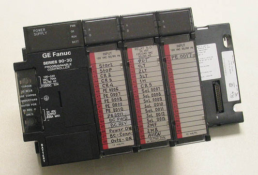 GE Fanuc 90-30 PLC IC693CPU311K, IC693PWR321L, IC693MDL940C, IC693MDL240C