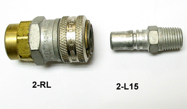 Hanson Series 2-RL 2RL 2-L15 Pneumatic Quick Disconnect Socket Plug