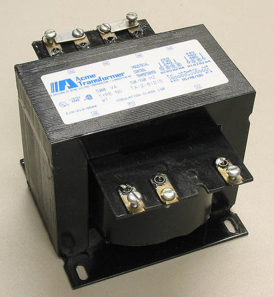 ACME TA-2-81215 Transformer 220 / 480 to 110 / 120 Volts 500VA 1 Phase