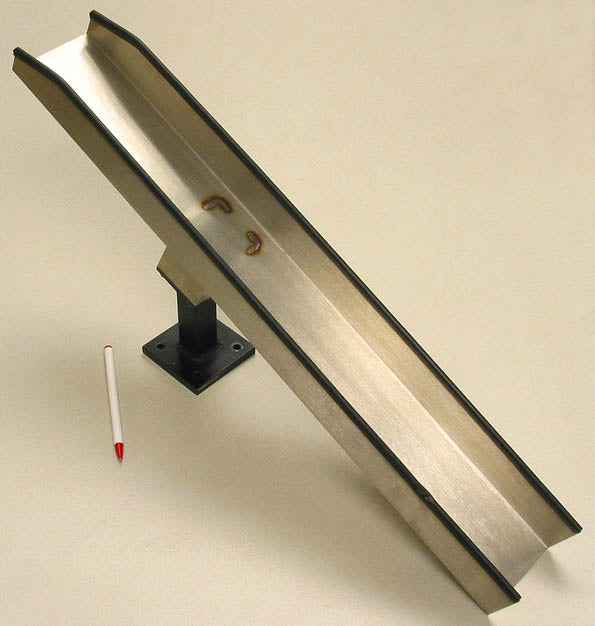 Discharge Chute SS Stainless Steel with Mounting Base