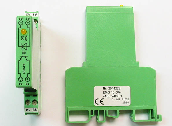 Phoenix EMG 10-OV-24DC/24DC/1 Power Solid State Optocoupler Relay NR. 2944229