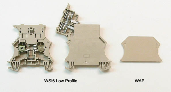 DIN 35mm Rail IEC Terminal Blocks WSI 6, WAP