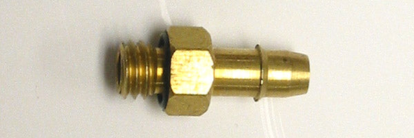 Male 10-32 to Single Barb Connector For 1/8 inch and 5/32 inch I.D. Tubing