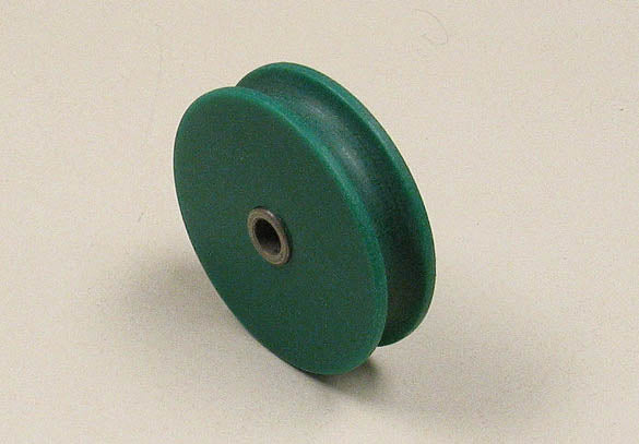 Grooved Pulley Nylon Round Belt / Cable / Rope Pulley with Steel Bushing