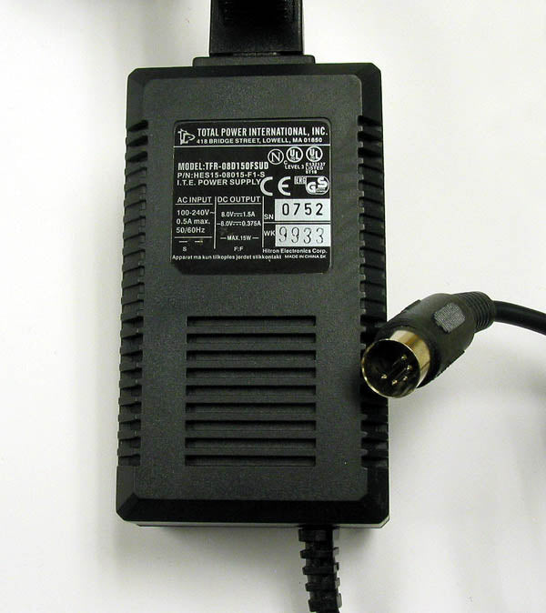 Total Power International TFR-08015-F1-S AC Power Adapter 8VDC / (-)8VDC