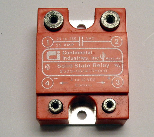 CI Continental Industries S505-OSJ425-000 Solid State Relay