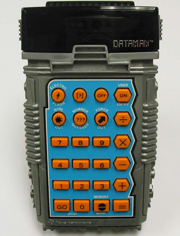 TI Texas Instruments 1979 DataMan Handheld Electronic Calculator Game ...