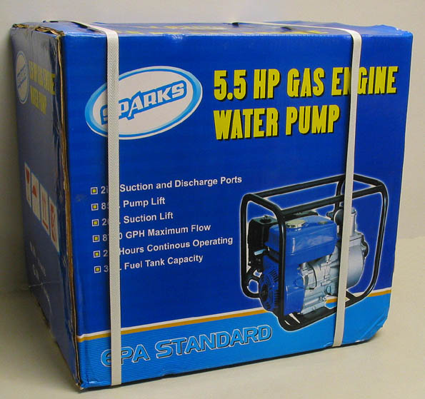 Sparks WP20 Trash Water Pump 5.5 HP 4-Cycle Gas Engine NEW