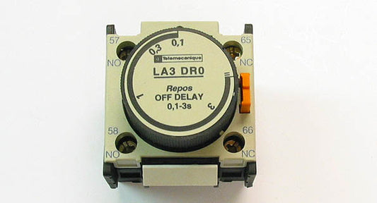 Telemecanique LA3 DRO Off Delay 0.1-3s Contact Block